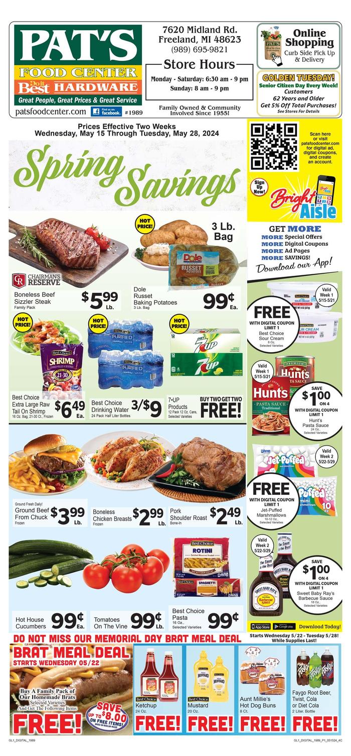 Pat's Food Center | Ad Specials